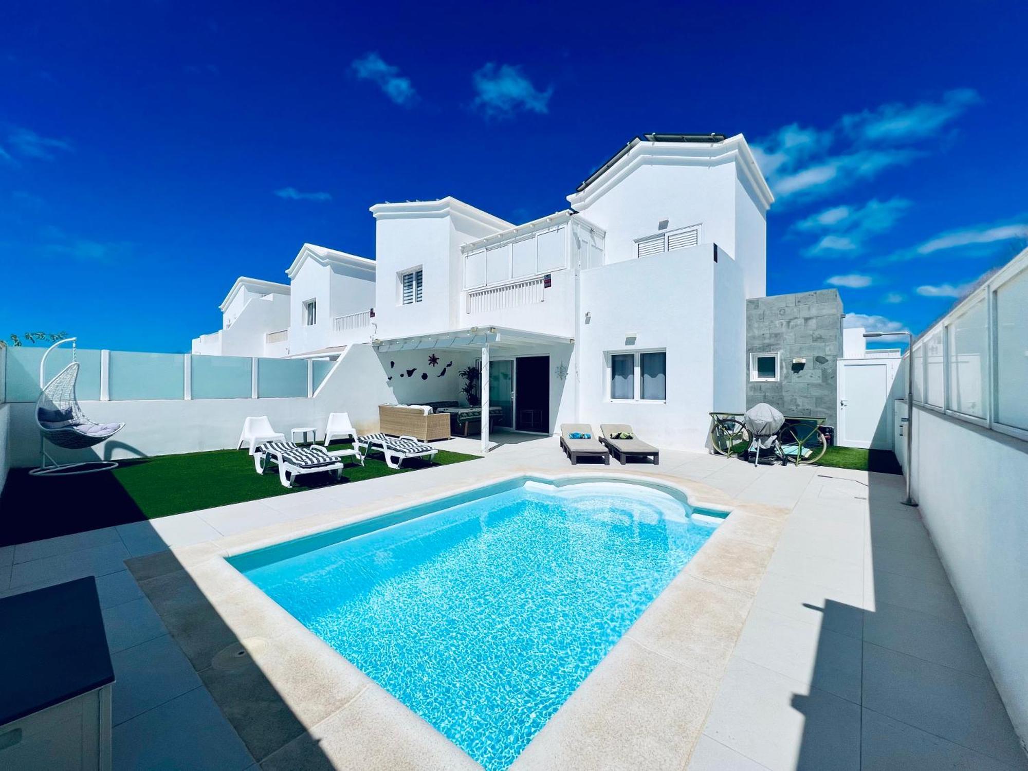 Lovely Villa Sanmar, Heated Pool Playa Blanca  Eksteriør billede
